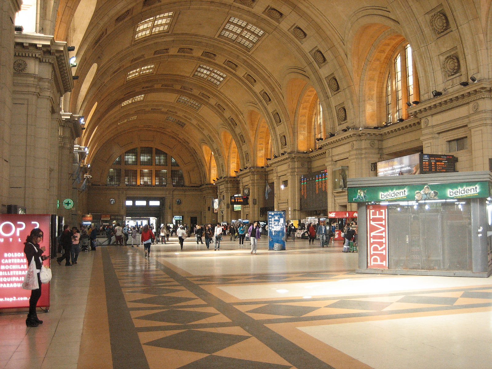 Plaza Constitución Station, Buenos Aires Terminus of the Roca Line, after a recent refurbishment