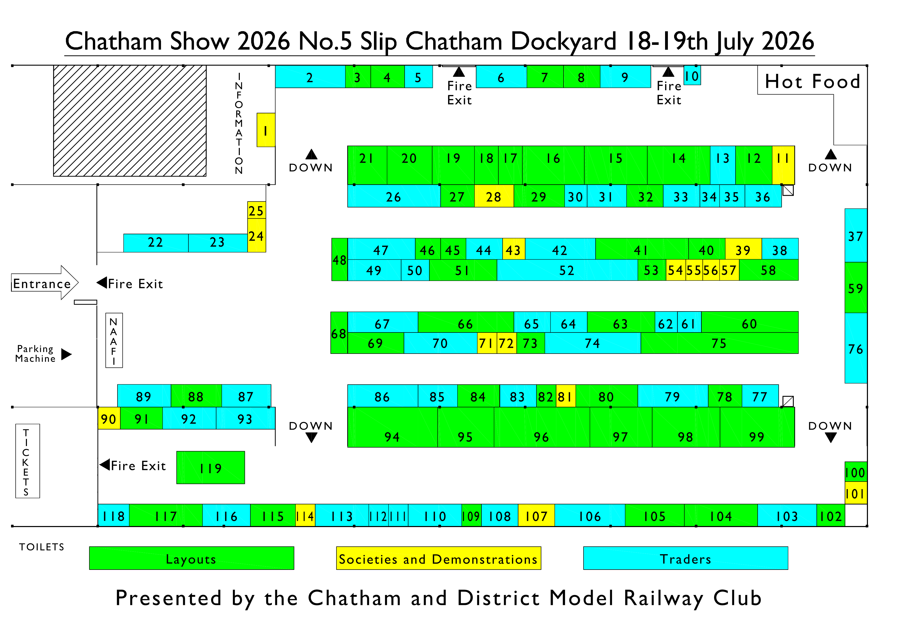 Chatham Show Floor Plan