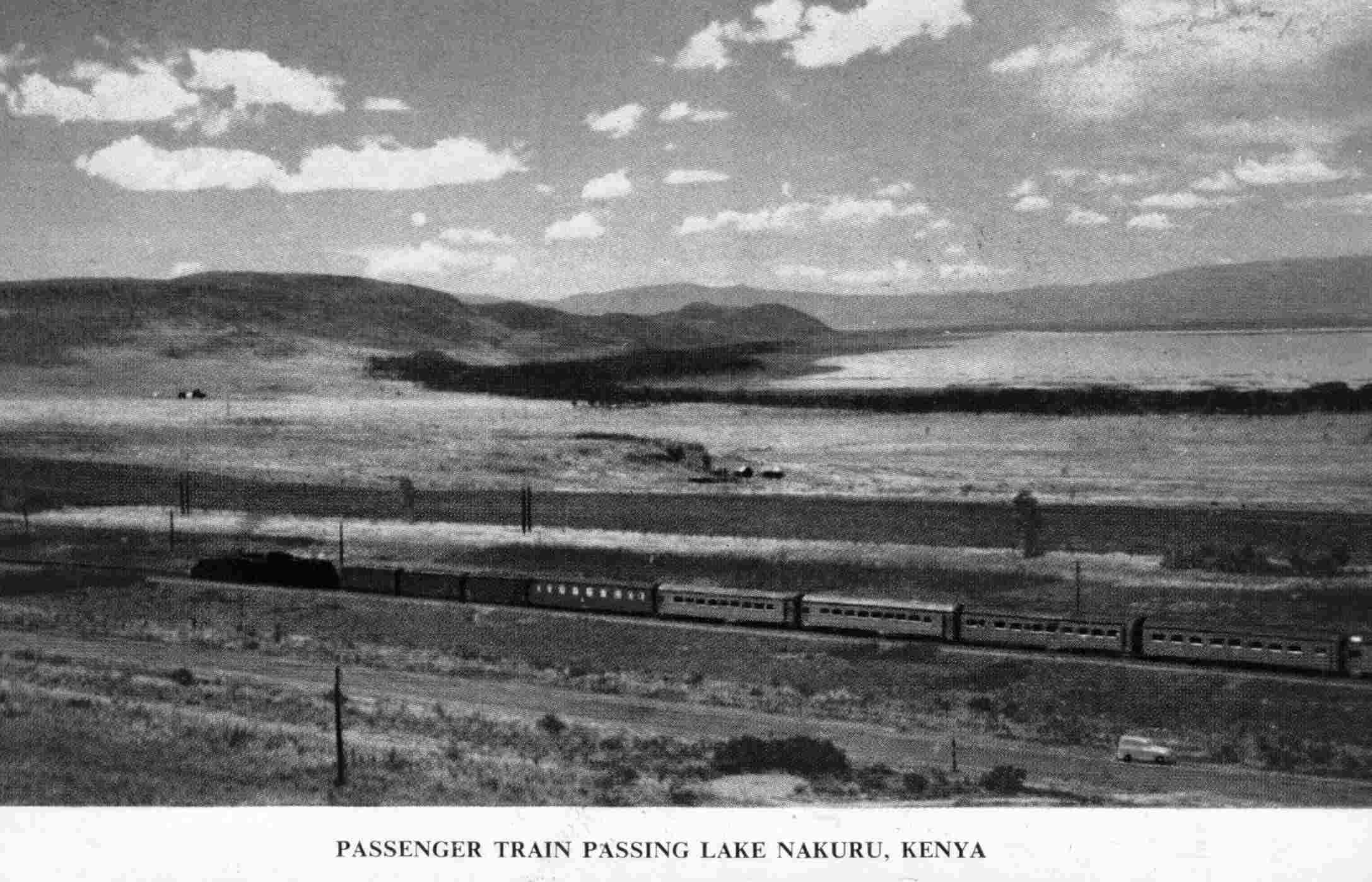 Train neaer Lake Nakuru, Kenya